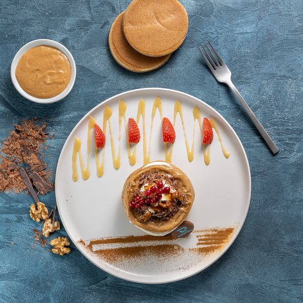 Pecan Pancake with salted Brown Butter- بيكان بان كيك مع زبدة سولتد بروان