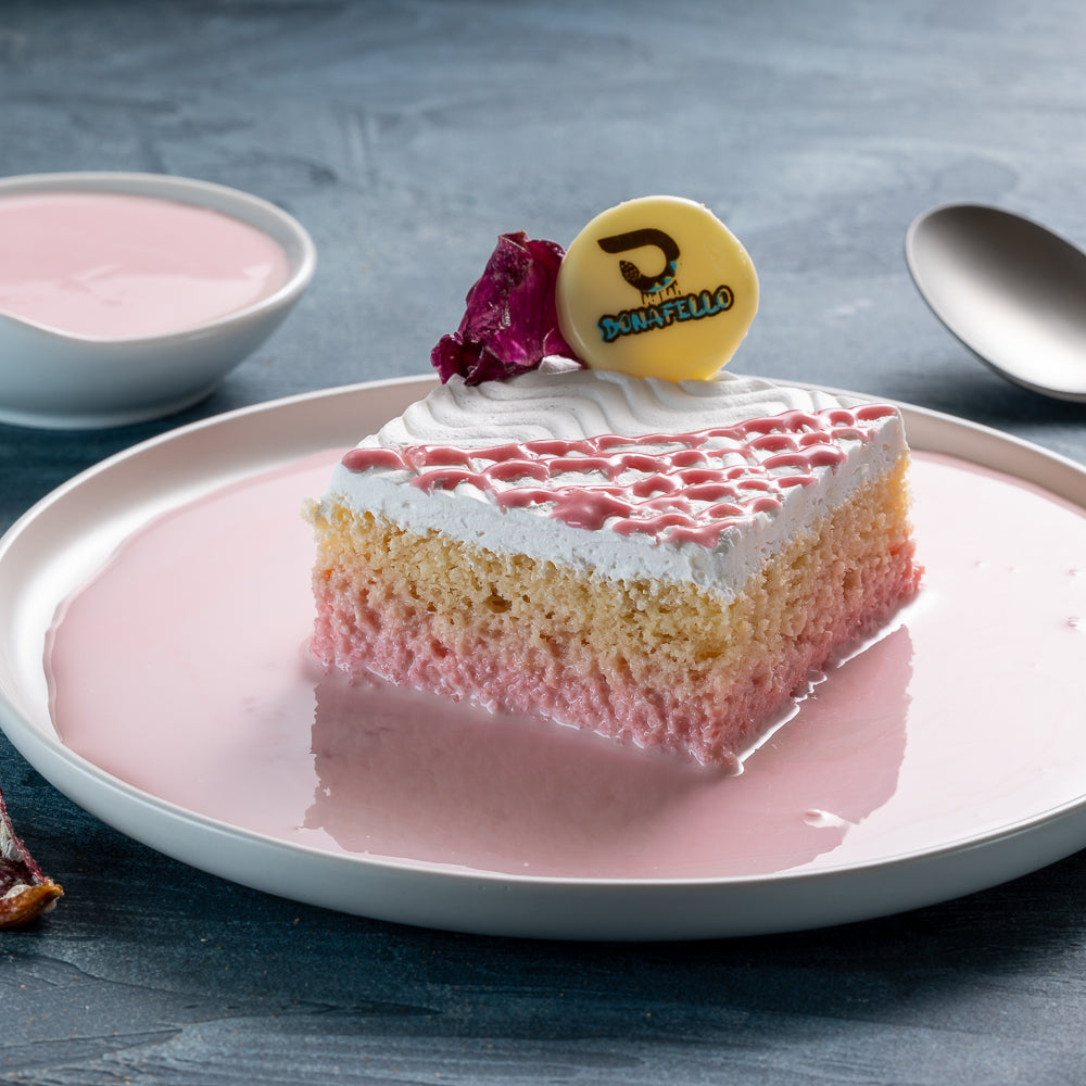 Rose Milk Tres Leches Cake: Light & Fluffy Delight | AI Art Generator |  Easy-Peasy.AI